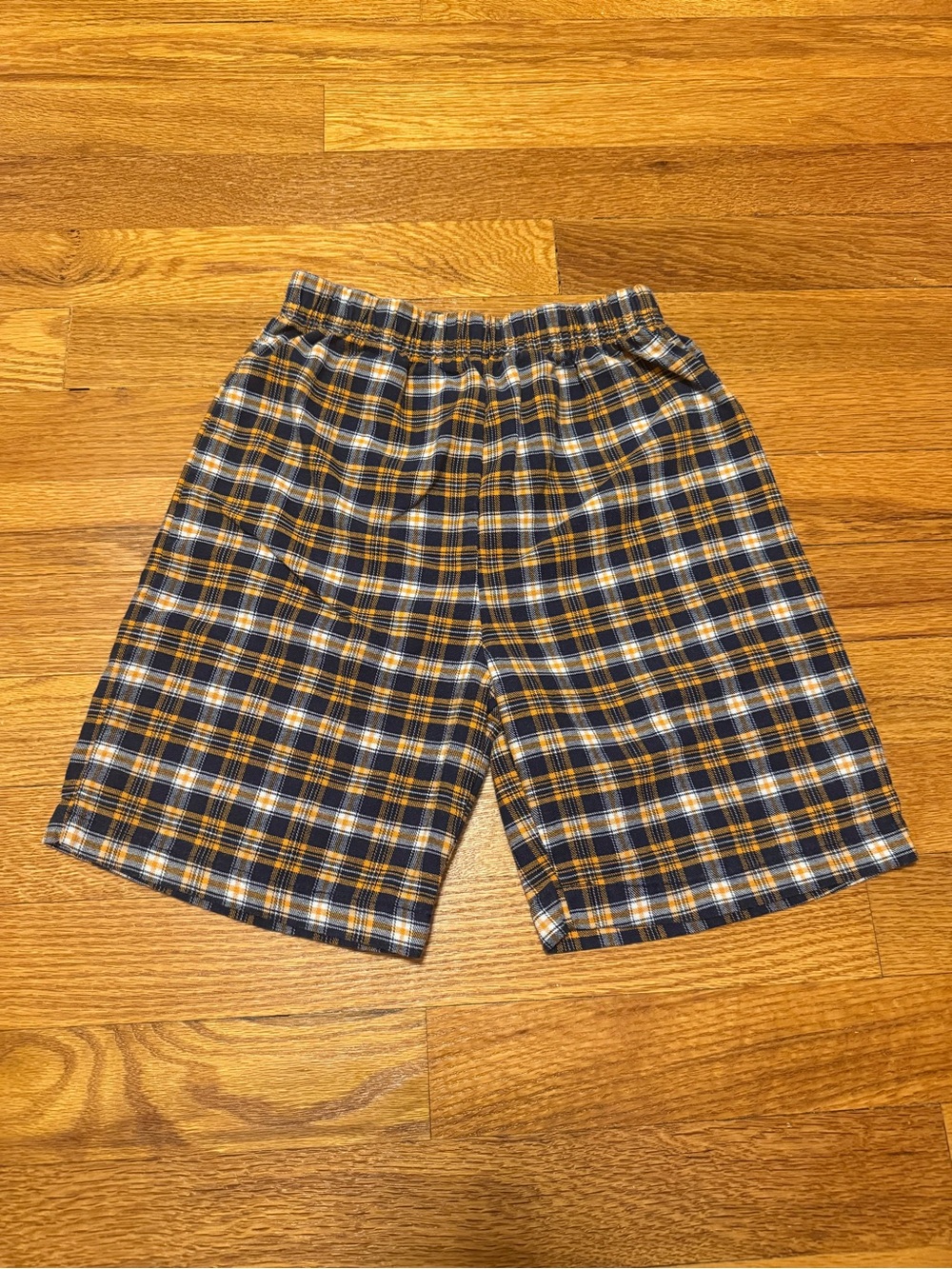 Blue Clue Vintage Shorts Boys 6 Cartoon Plaid Elastic Waist 6” Nickelodeon
